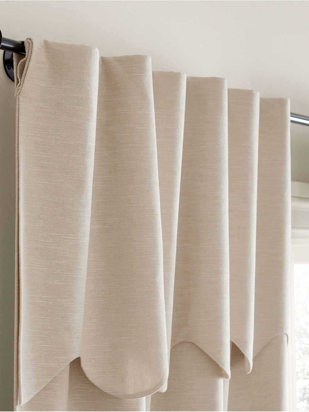 Pottery Barb Kids Evelyn Scallop Blackout Curtains - Picture 2 of 3